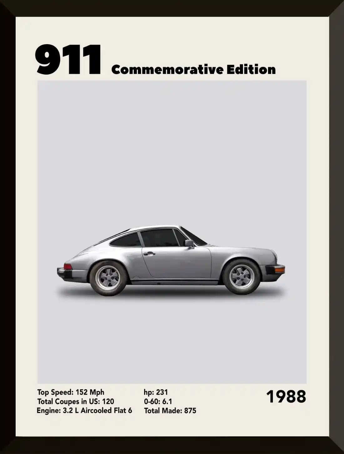 1988 Porsche 911 Edicion Conmemorativa