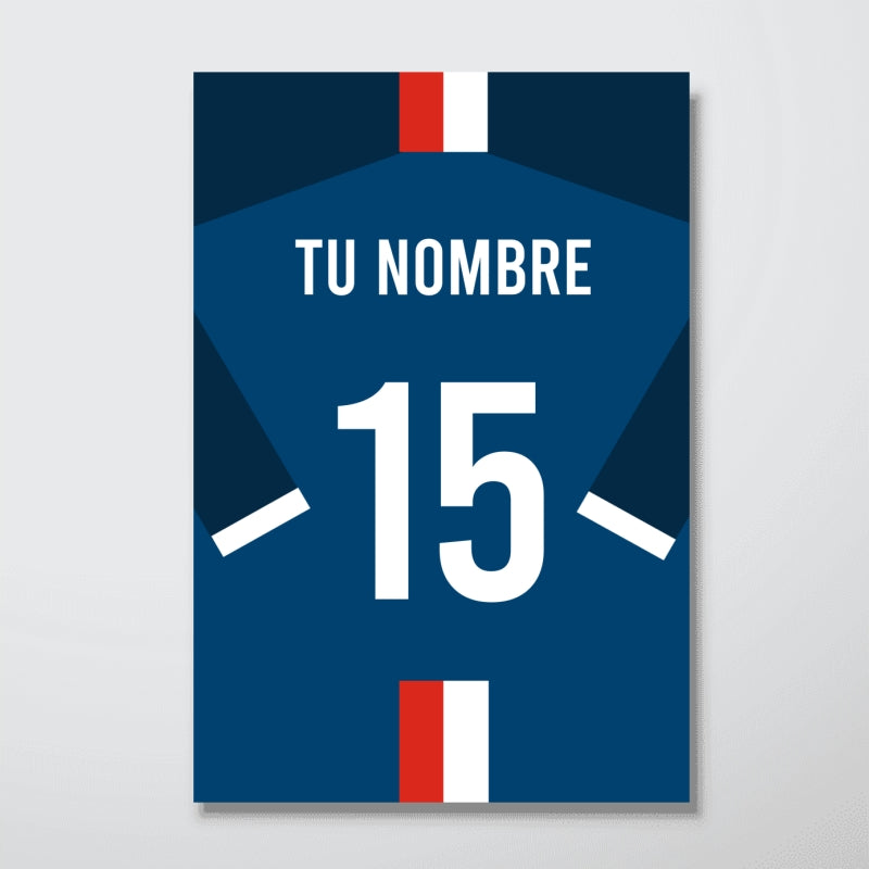 Camiseta PSG Personalizado Póster