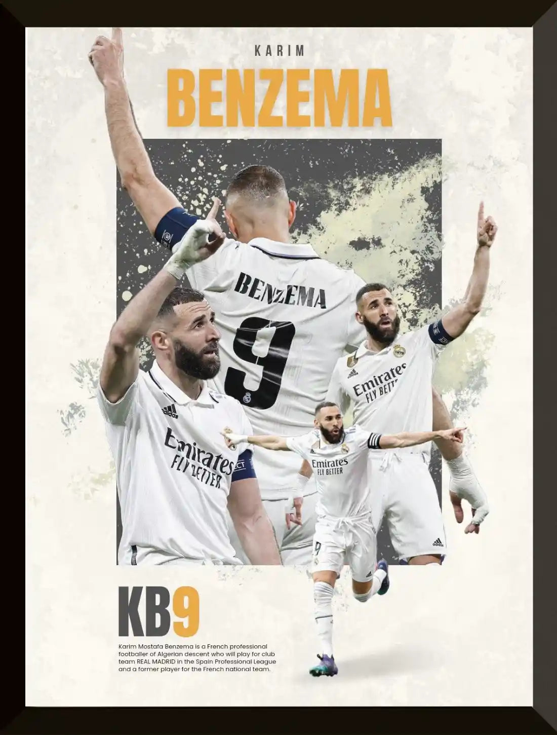 Collage de futbol de Karim Benzema