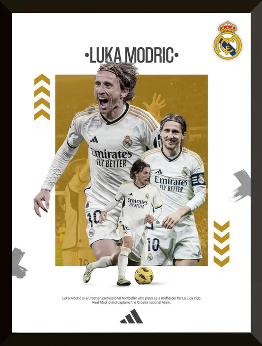 Collage de futbol de Luka Modric