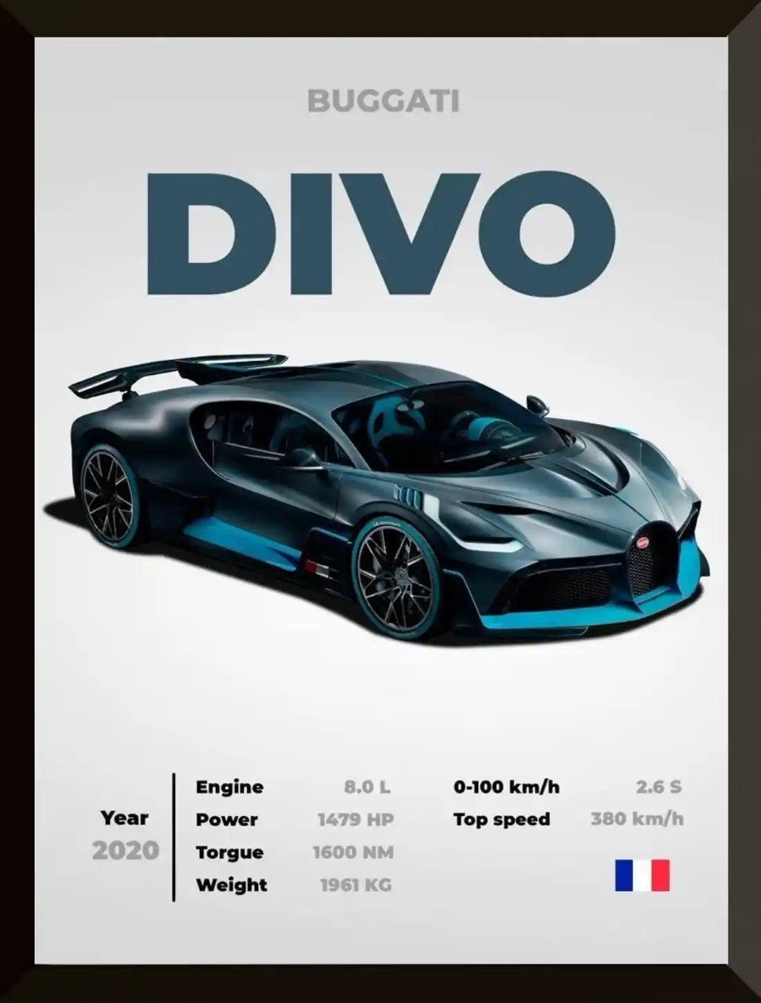 Especificaciones del coche Bugatti Divo