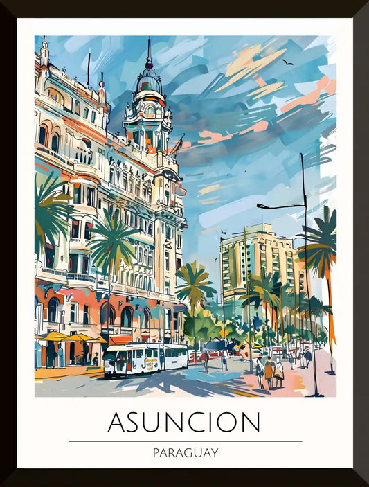 Ilustracion de Asuncion Paraguay