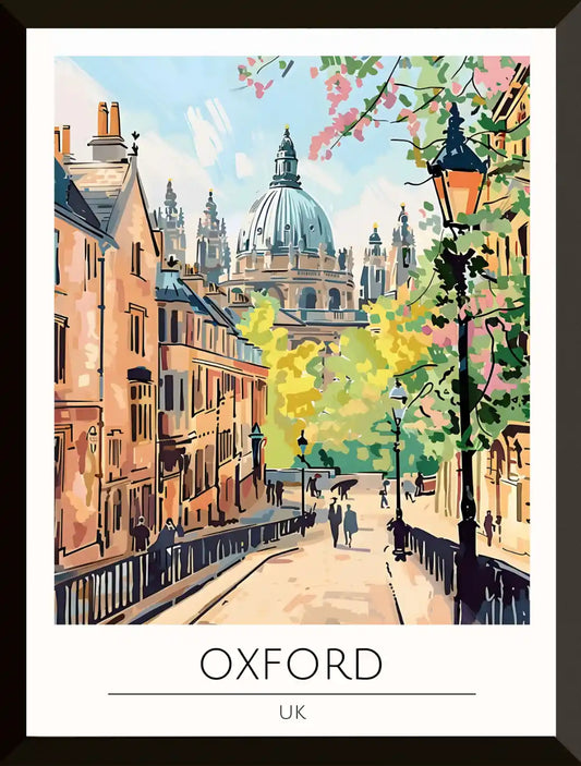 Ilustracion de Oxford Reino Unido