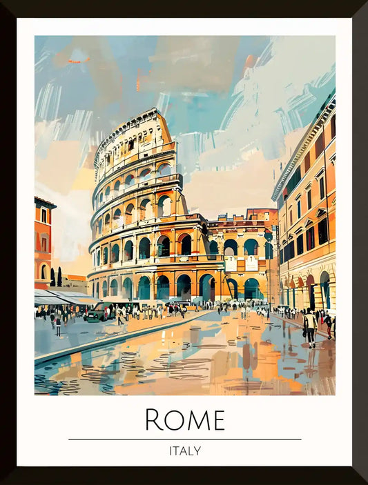 Ilustracion de Roma Italia