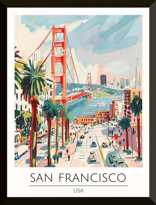 Ilustracion de San Francisco EEUU