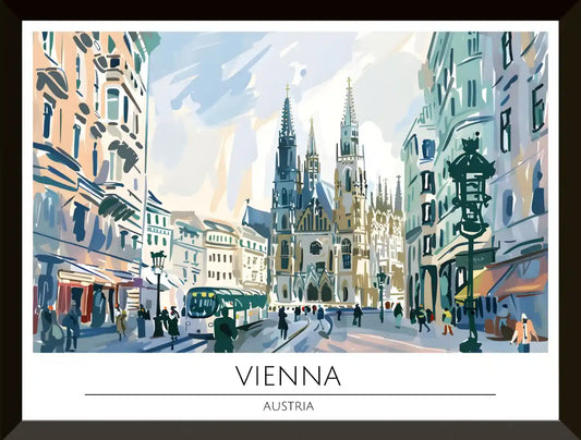 Ilustracion de Viena Austria