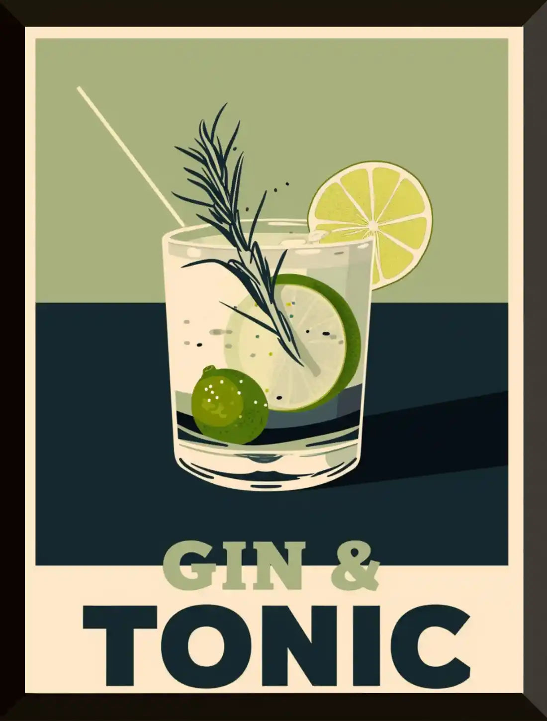 Ilustracion de gin tonic 1