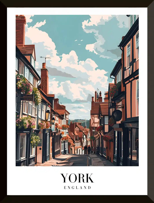 Ilustracion de la calle York Inglaterra