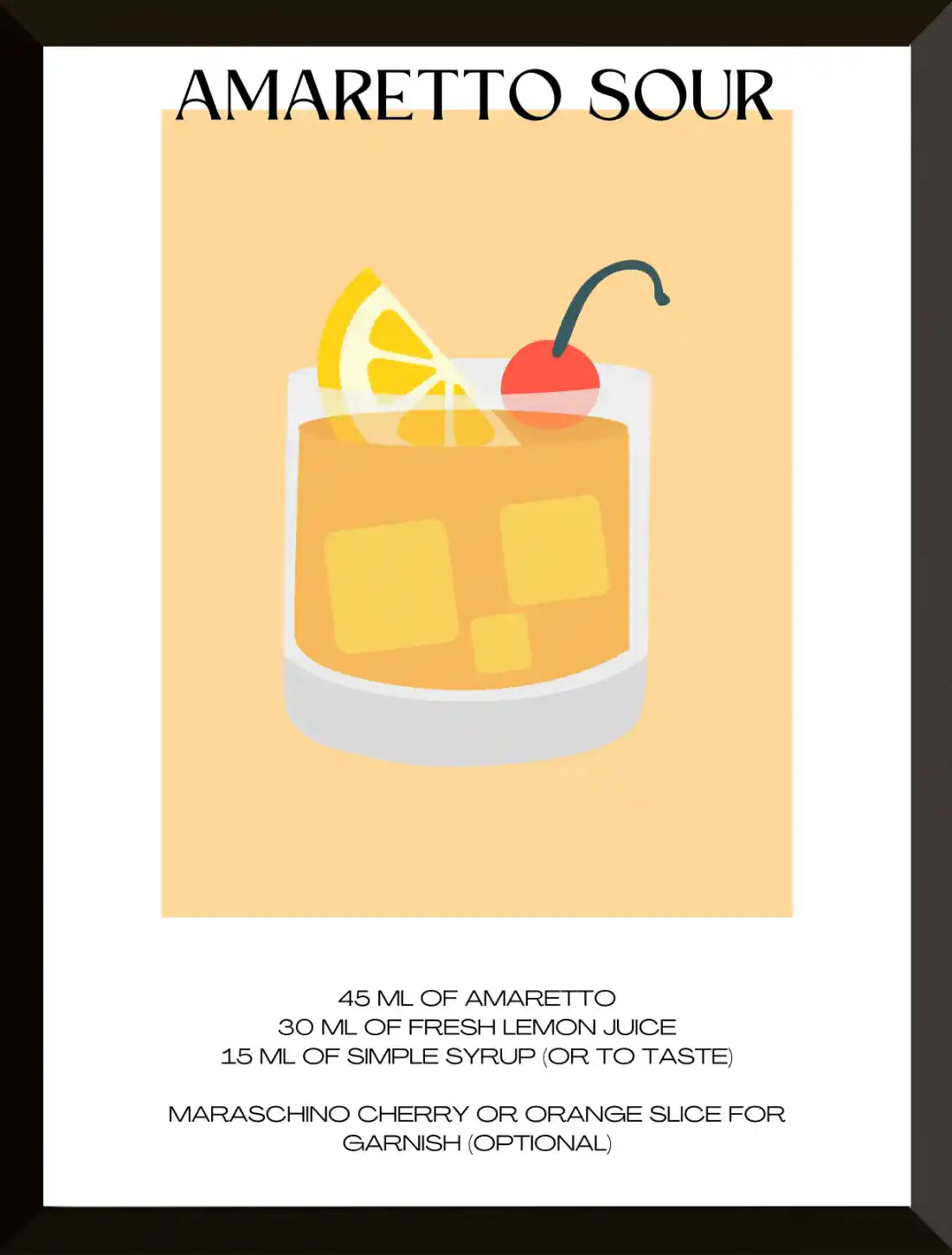 Ilustracion de la receta Amaretto Sour