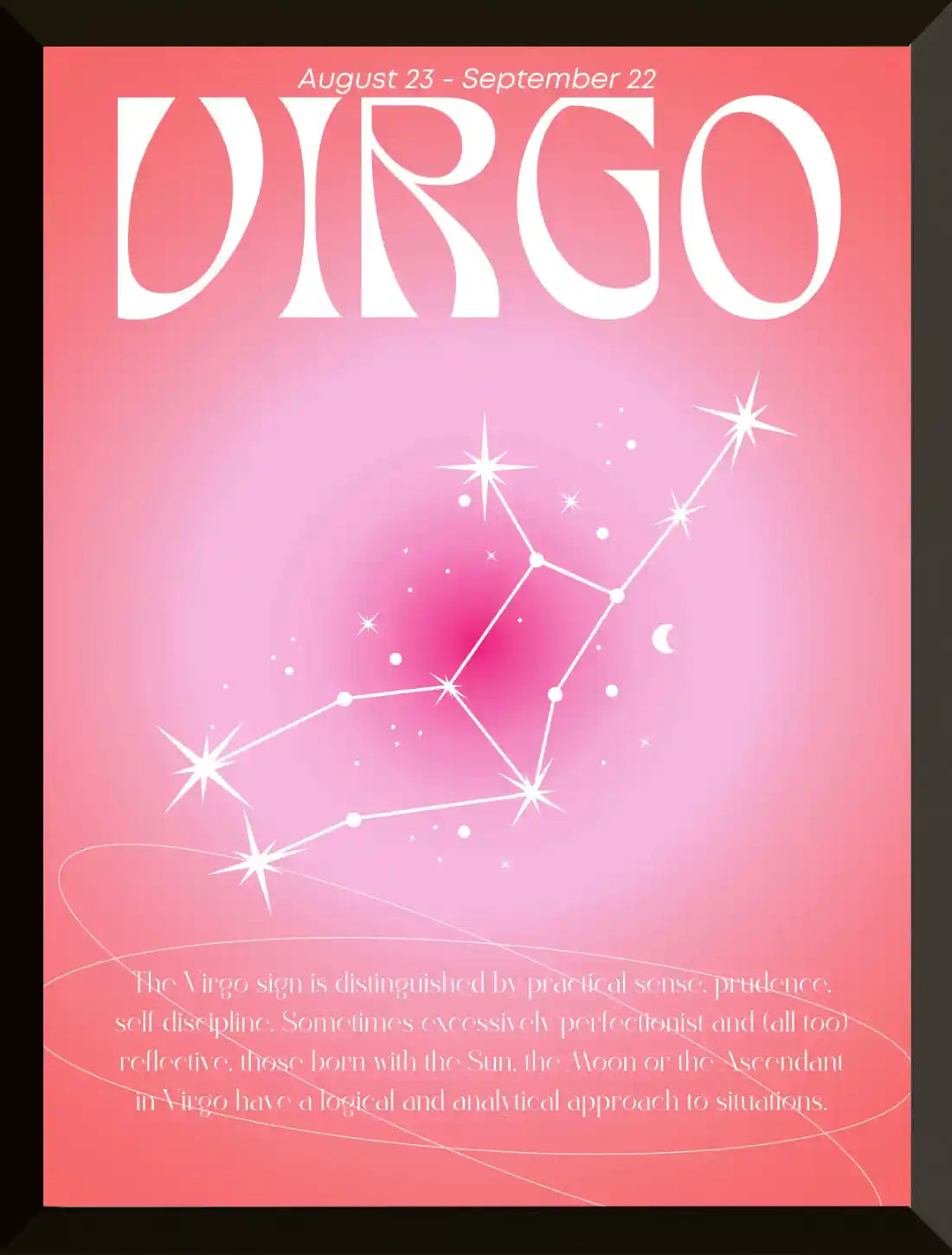 Ilustracion del signo del zodiaco virgo