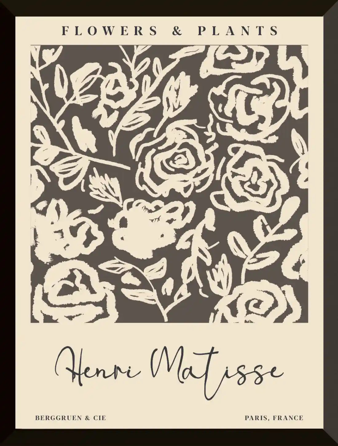 Patron floral de Henri Matisse